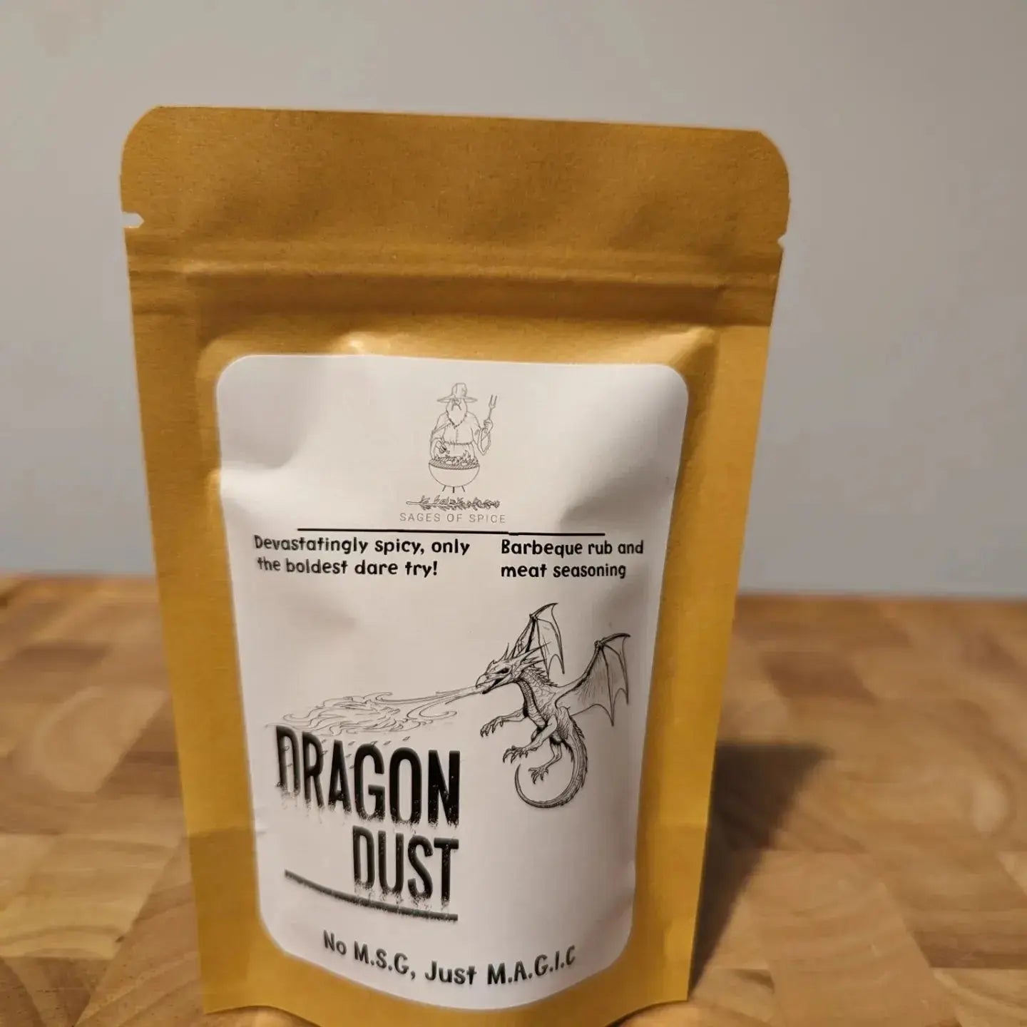 Dragon Dust - Seasoning Pack For Spice Lovers, Piquant and Dry Heat