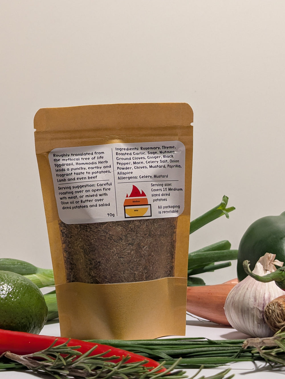 Hommidis Herb - Seasoning Pack For Potatoes, Herby full bodied blend