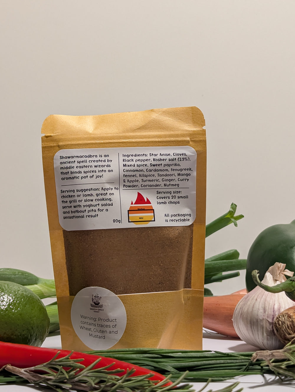 Shawarmacadabra - Seasoning Pack For Lamb And Chicken, Earthy Notes