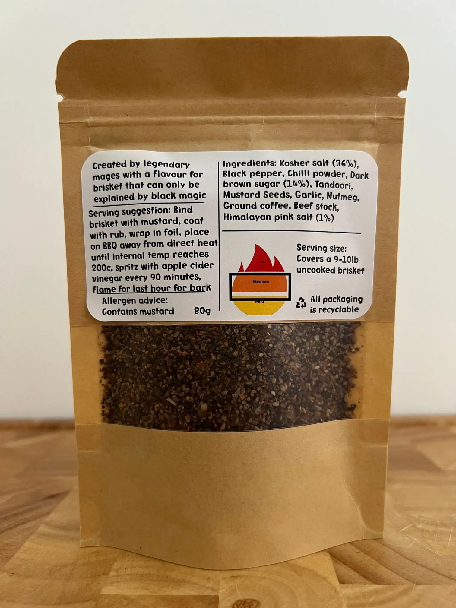 Black Mage Brisket - Seasoning Pack For Brisket And Beef, Meaty and Peppery Perfect For The Long Night