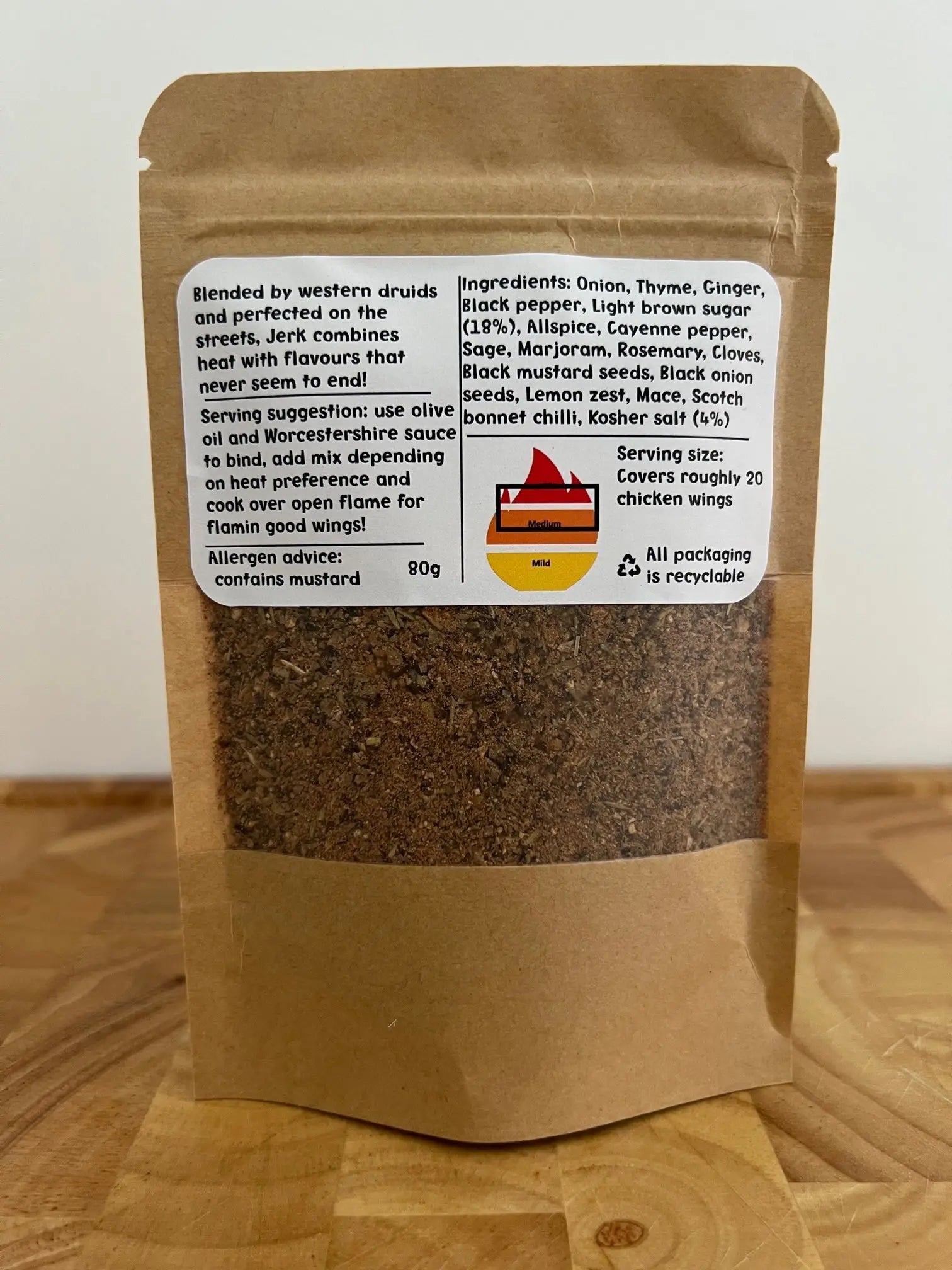 Jerk Druid - Seasoning Pack For Good Times, Tangy & Herby With A Kick