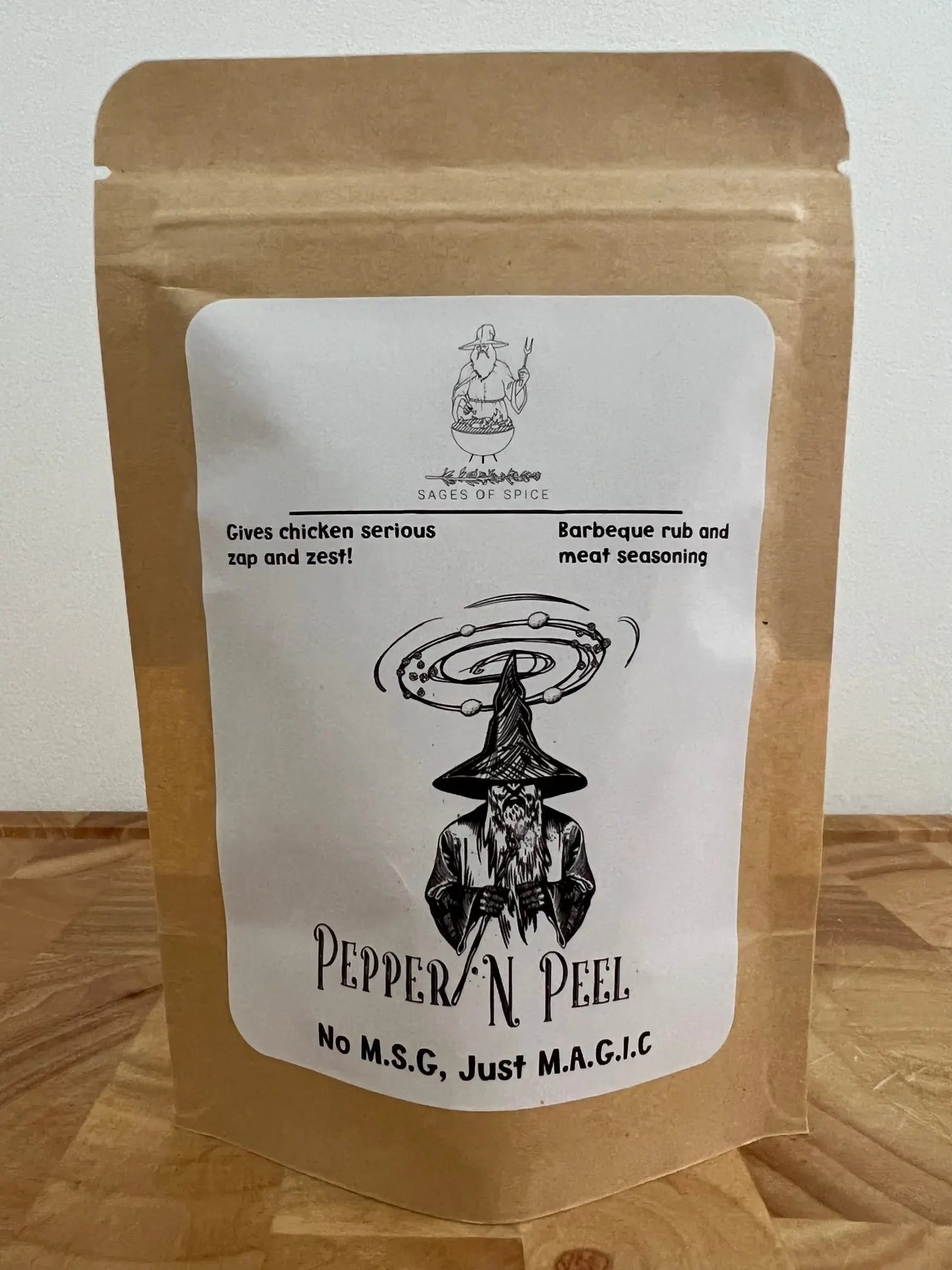 Pepper 'N' Peel - Seasoning Pack For Fish and Chicken, Zesty and Peppery