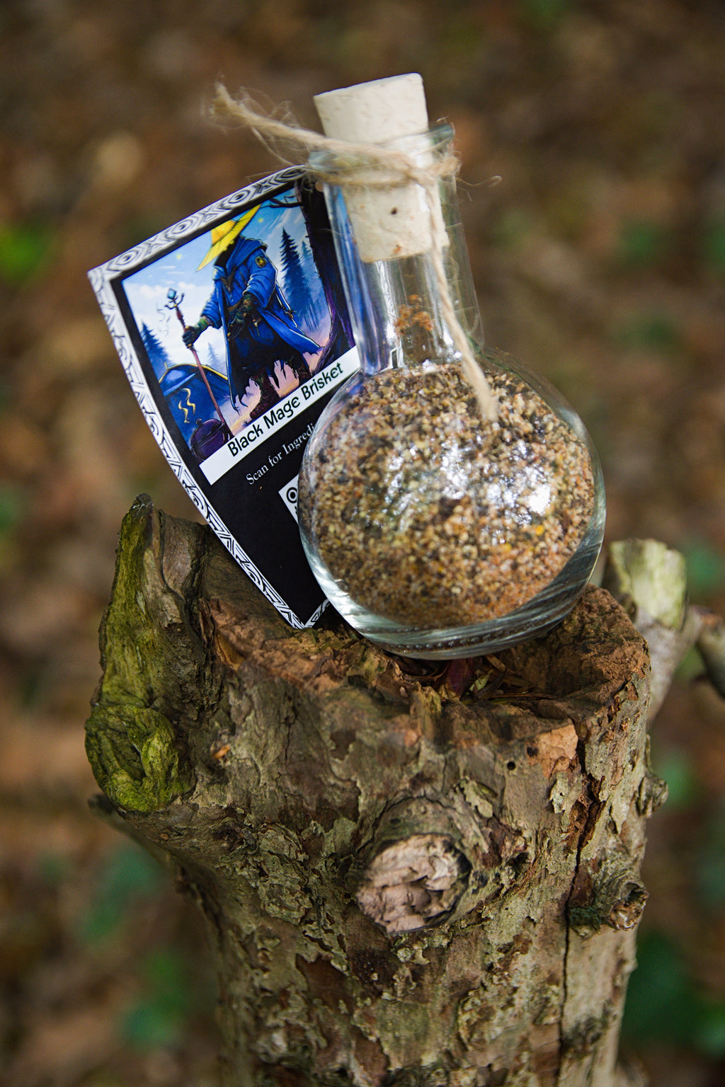 Black Mage Brisket Potion Bottle - Seasoning Bottle For Brisket And Beef, Meaty and Peppery Perfect For The Long Night