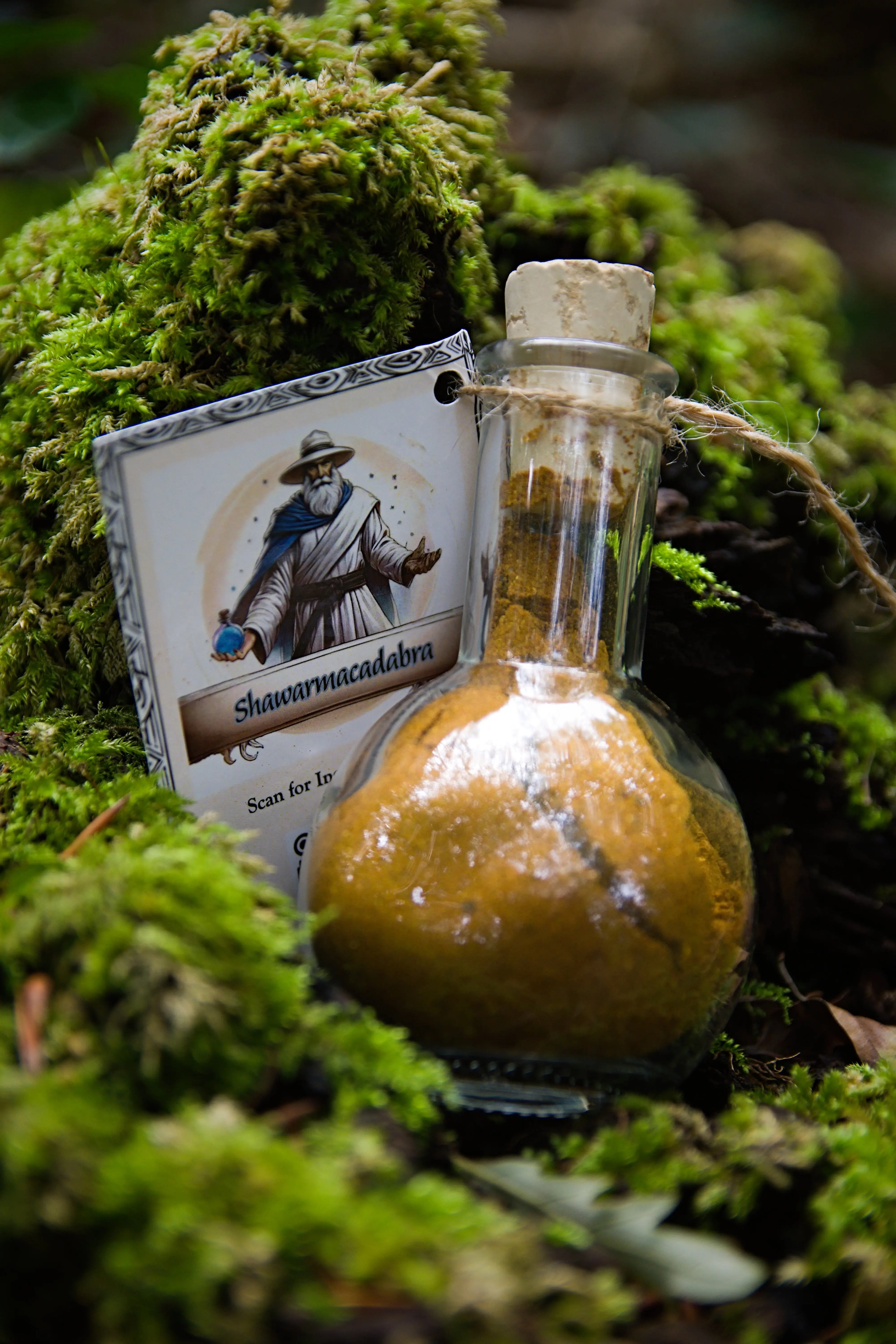 Shawarmacadabra Potion Bottle - Limited Edition Seasoning Bottle For Lamb And Chicken, Earthy Notes