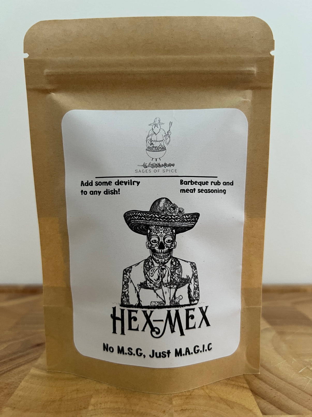 Hex Mex - Seasoning Pack for Chicken and Pork, Smoky Spicy Mexican Jamboree