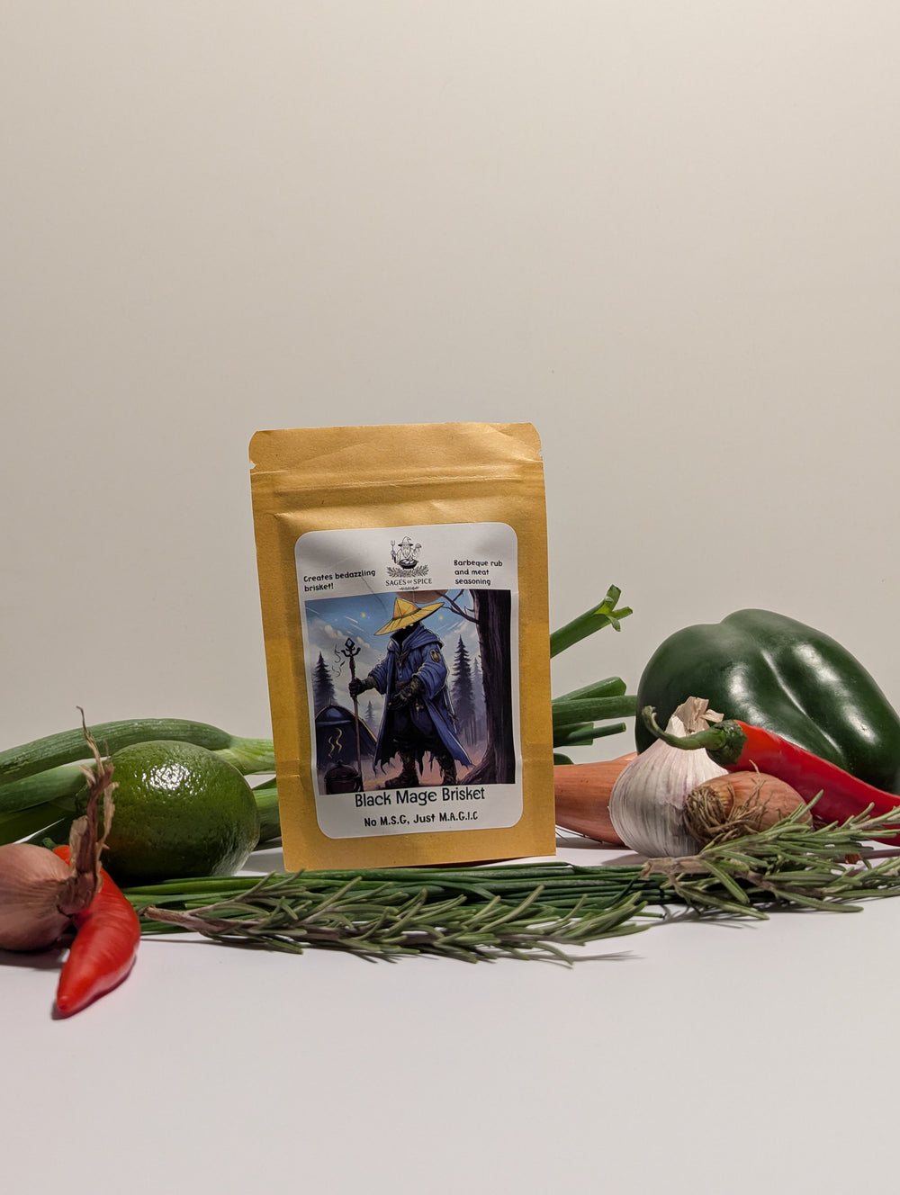 Black Mage Brisket - Seasoning Pack For Brisket And Beef, Meaty and Peppery Perfect For The Long Night