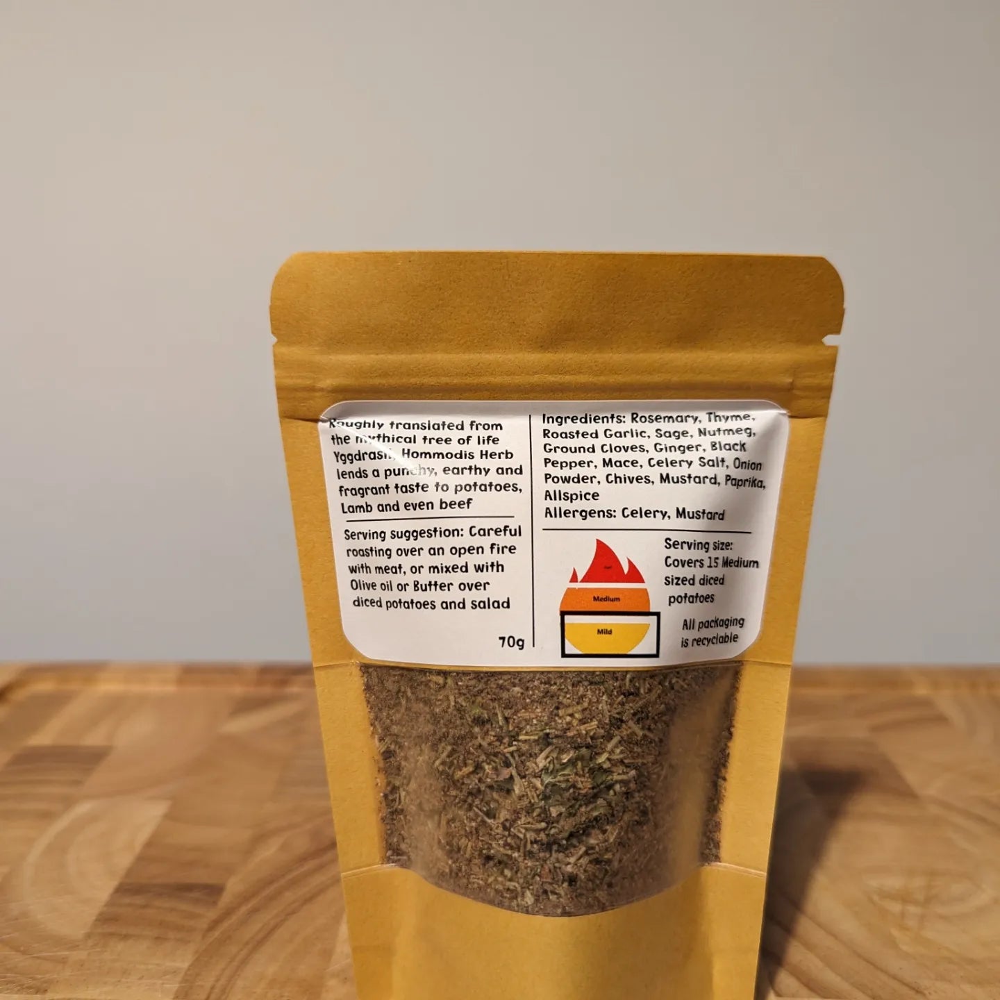 Hommidis Herb - Seasoning Pack For Potatoes, Herby full bodied blend