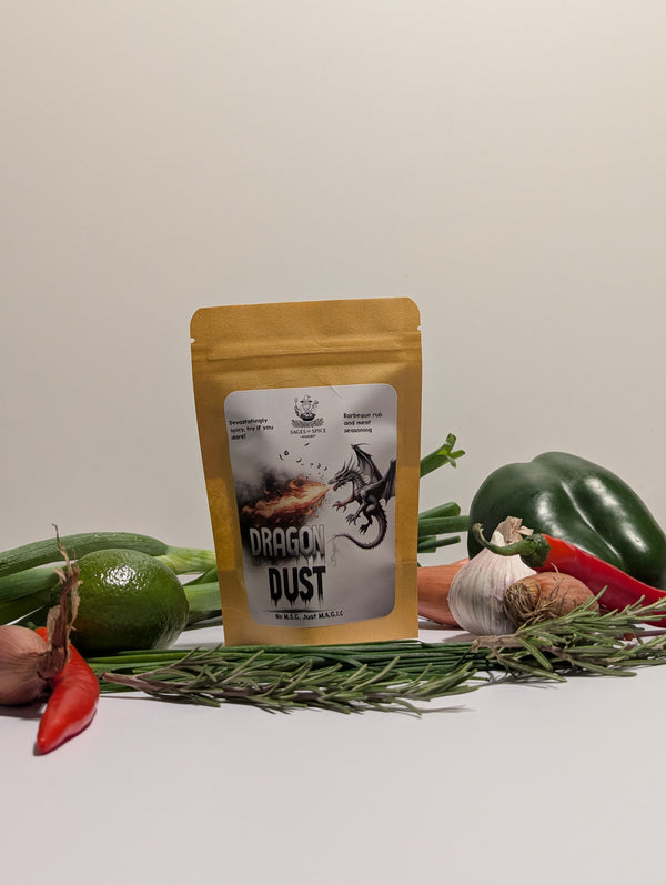 Dragon Dust - Seasoning Pack For Spice Lovers, Piquant and Dry Heat