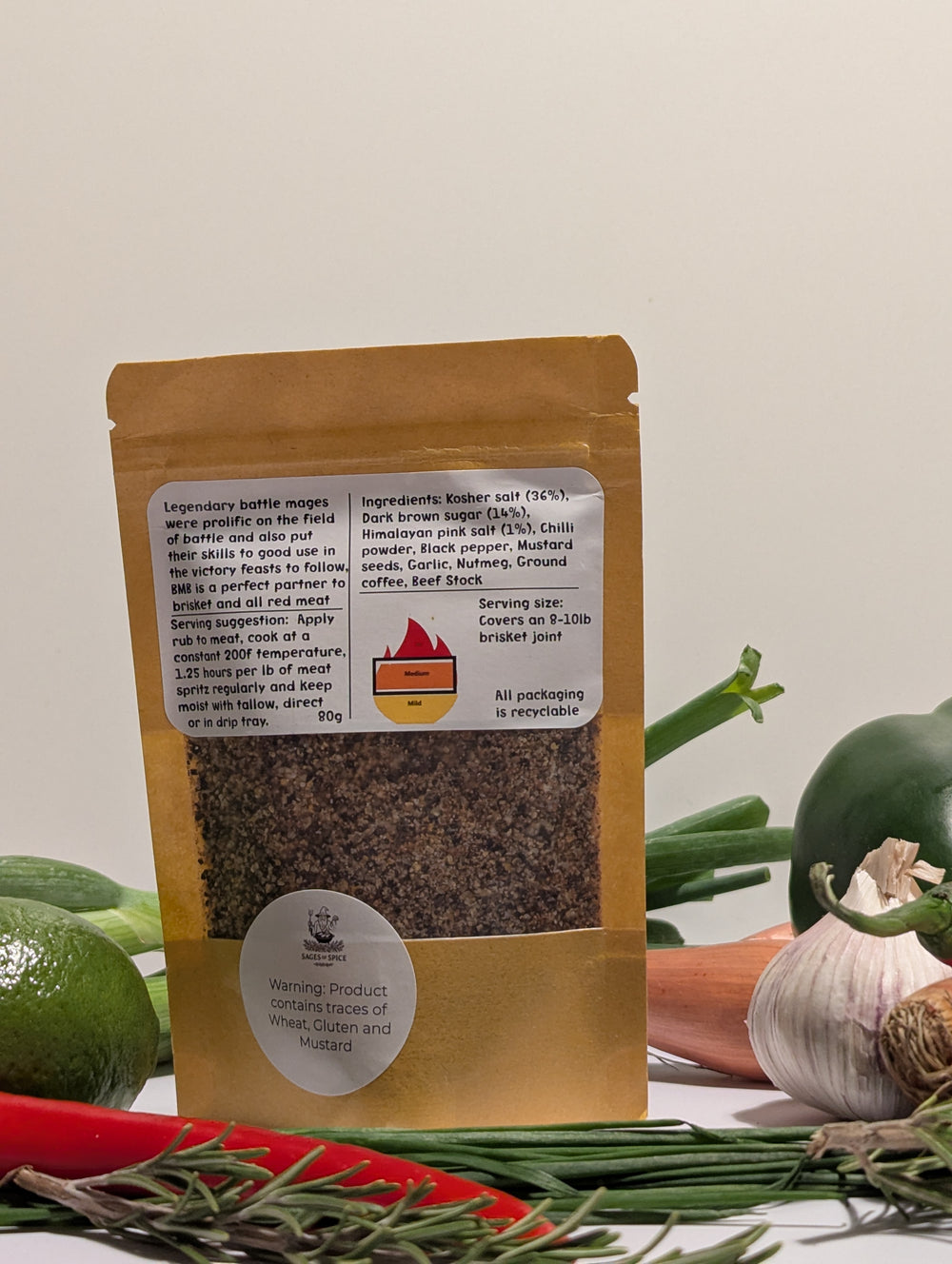 Black Mage Brisket - Seasoning Pack For Brisket And Beef, Meaty and Peppery Perfect For The Long Night