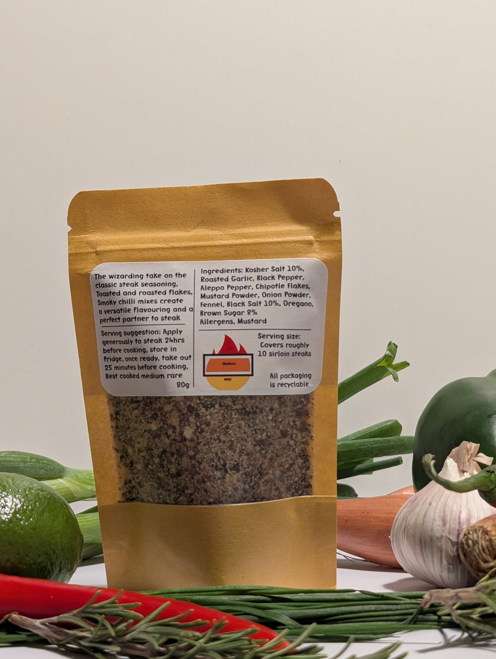 CSPG - Seasoning Pack For Steak Lovers, All Purpose, Toasty & Meaty Flavor