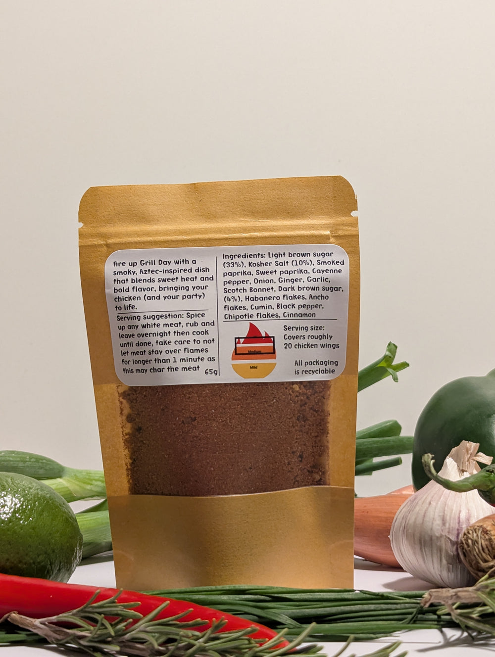 Hex Mex - Seasoning Pack for Chicken and Pork, Smoky Spicy Mexican Jamboree