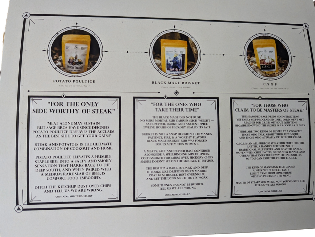 Ultimeat Seasoning Rub Gift Box - Steak and Potatoes