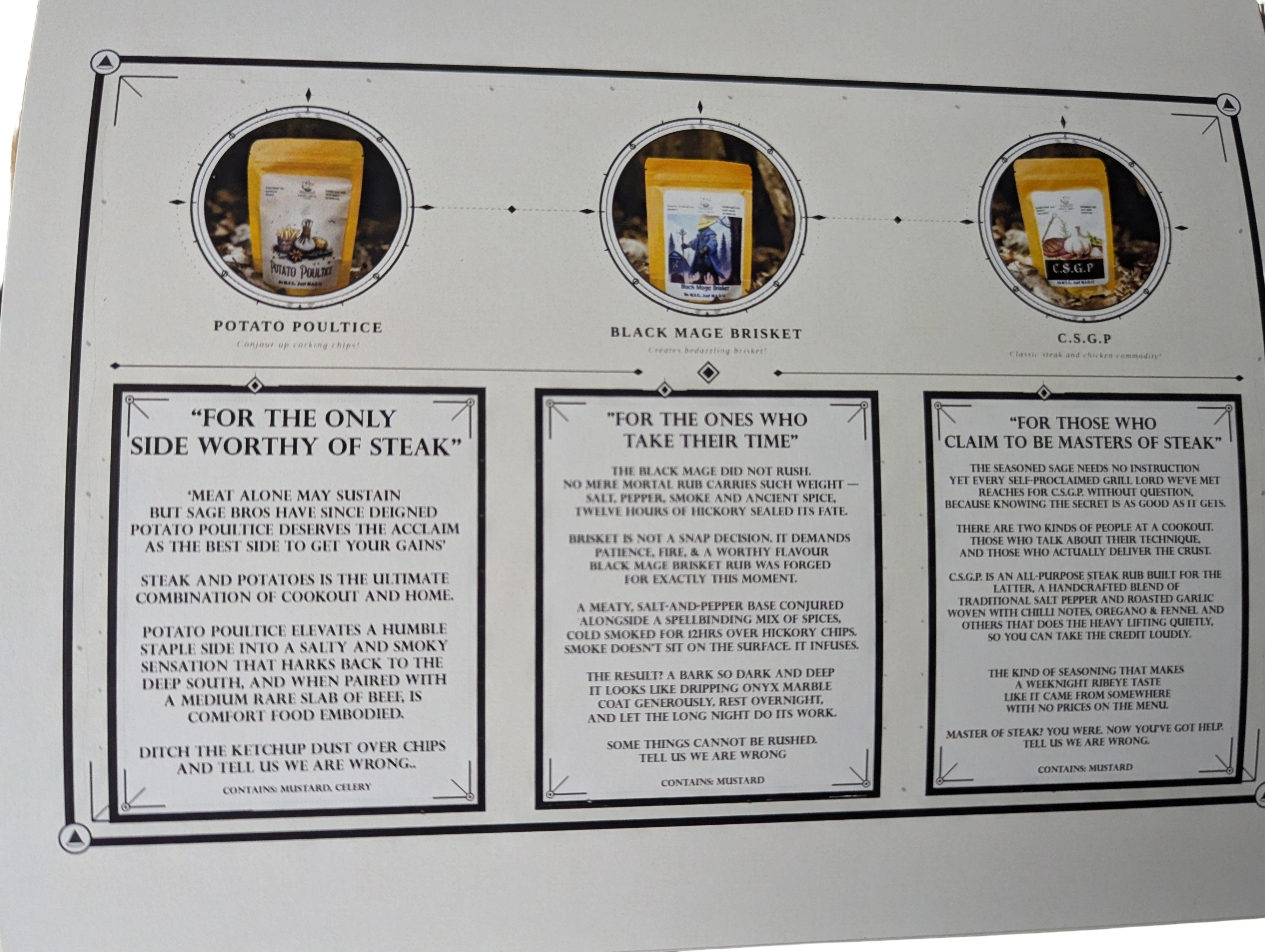 Ultimeat Seasoning Rub Gift Box - Steak and Potatoes