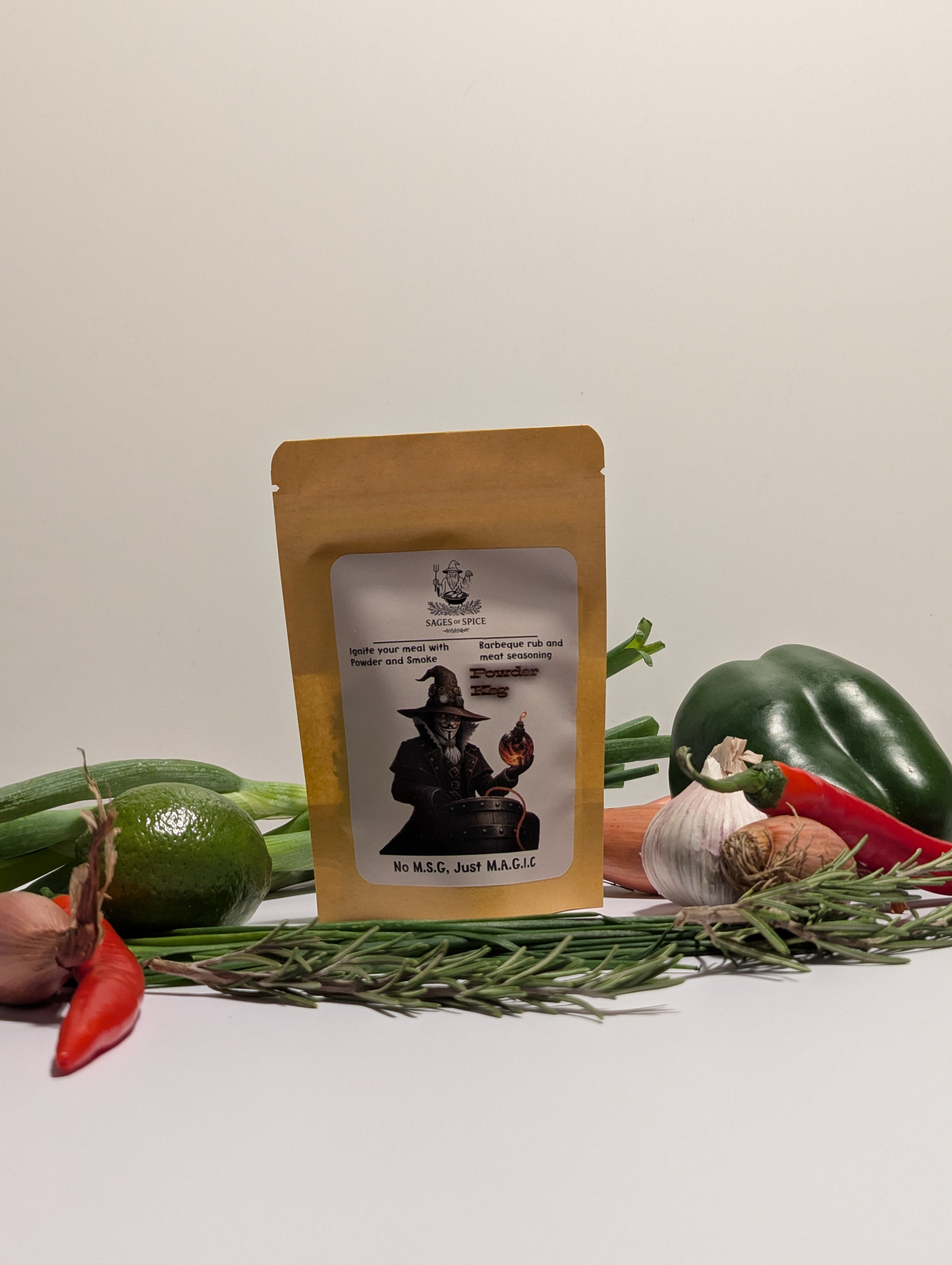 Powder Keg - Light up the debate of best cook in your household with this smoky crackling potato and meat seasoning