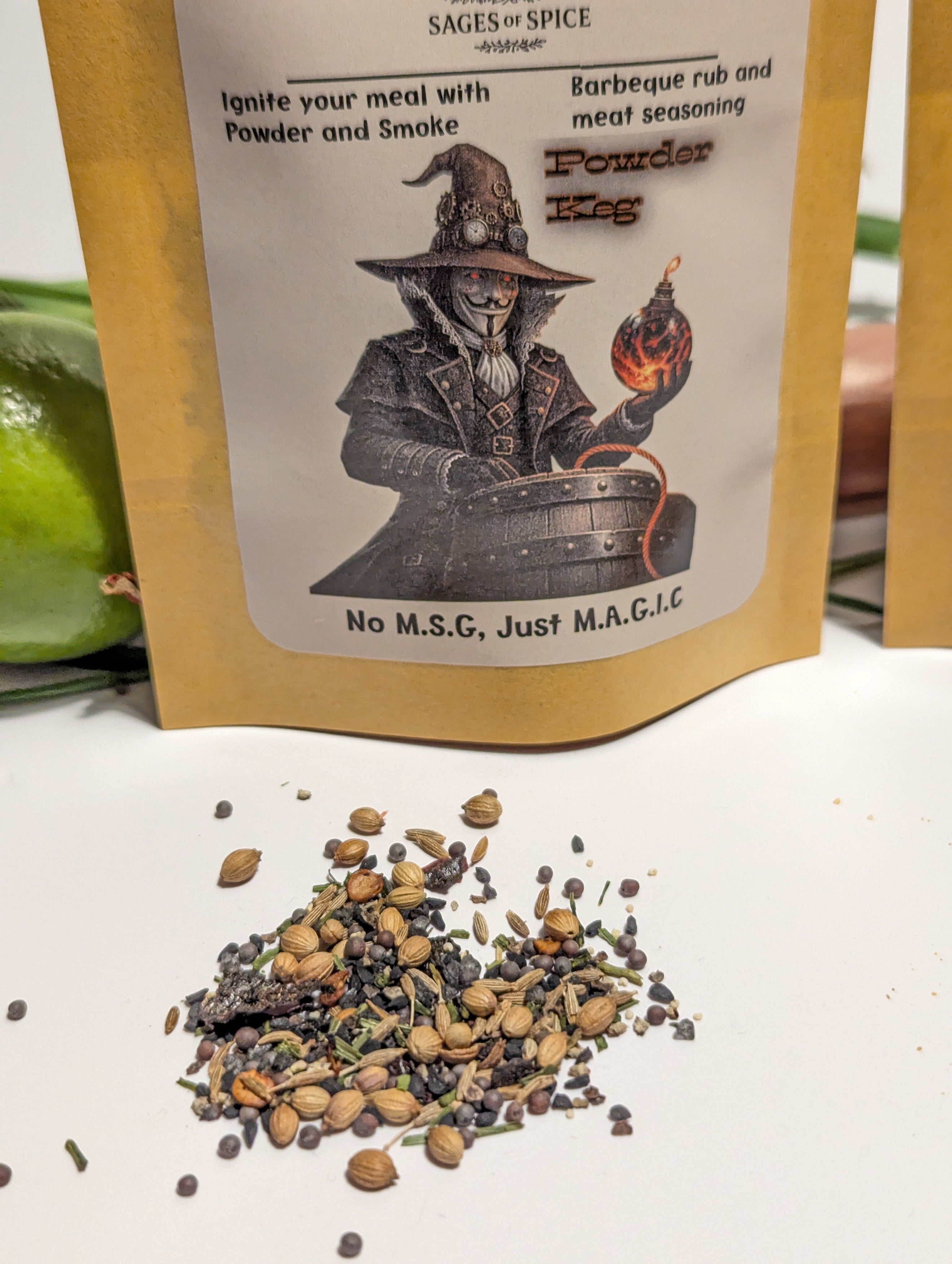 Powder Keg - Light up the debate of best cook in your household with this smoky crackling potato and meat seasoning